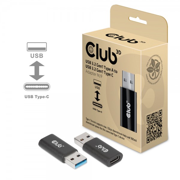 Adapter USB-A 3.2 =&gt; USB-C 3.2 *Club3D*