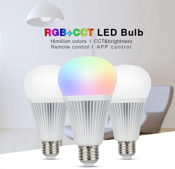 Synergy 21 LED Retrofit E27 9W RGB-WW Lampe mit Funk und WLAN *Milight/Miboxer*