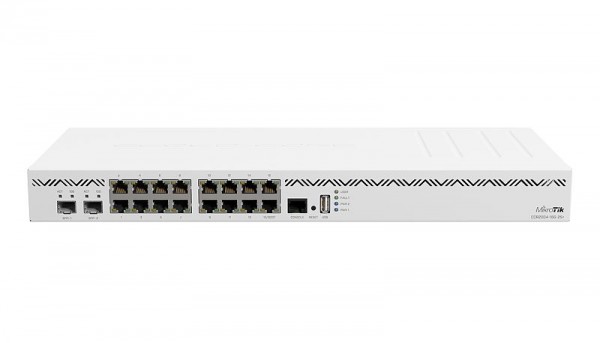 MikroTik Cloud Core Router CCR2004-16G-2S+, 16Gbit LAN, 2x SFP+, Dual PSU, Rack
