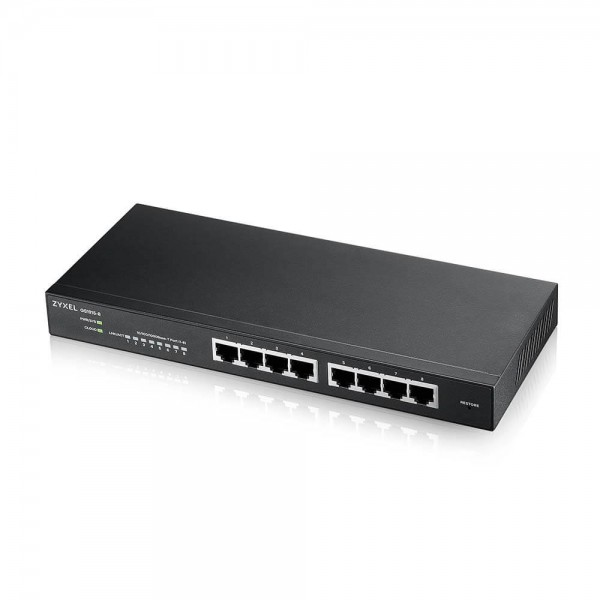 Zyxel Switch smart managed Layer2 8 Port Â• 8x 1 GbE Â• Desktop Â• Lüfterlos Â• NebulaFlex Â• GS1915-8