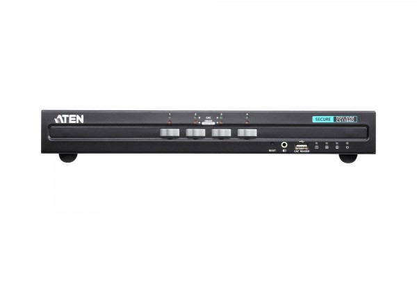 Aten KVM-Switch 4-fach Audio/DVI, USB, Secure,