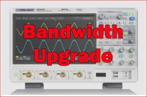 Siglent SDS5000X-4BW10 Bandbreiten-Upgrade für das 4-Kanal-Modell von 500 MHz auf 1 GHz