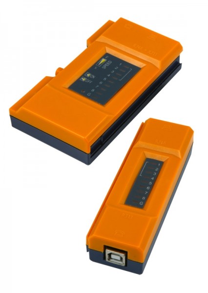 TP(RJ45)/USB-Kabeltester, Sender/Empfänger, Synergy 21,