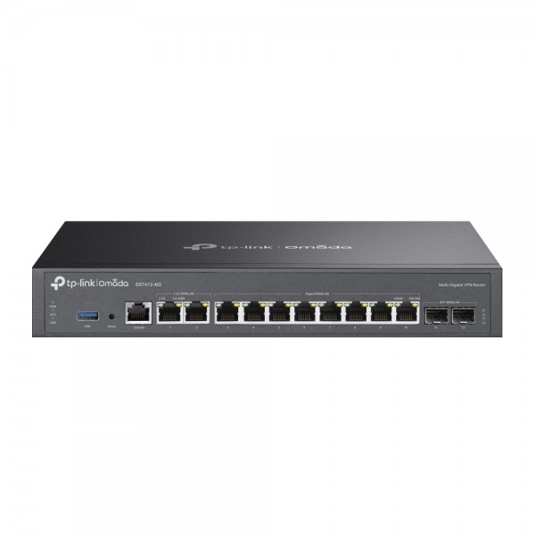 TP-Link - ER7412 - Omada Multi-Gigabit VPN Router Controller Ability