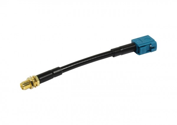 ALLNET Antennen-Kabel LMR-195 SMA(F) Fakra (F) AquaBlue/Waterblue (Keycode Z) 10cm