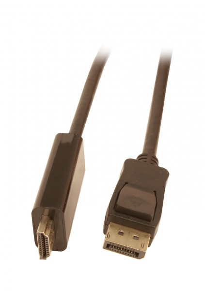 Kabel Video DisplayPort 1.2 =&gt; HDMI 2.0, ST/ST, 1.5m, Ultra HD 4K@60hz 4:4:4, 8 Bit HDR, Synergy 21
