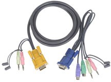 Aten Verbindungskabel SPHD, Audio,1,8m, PS2