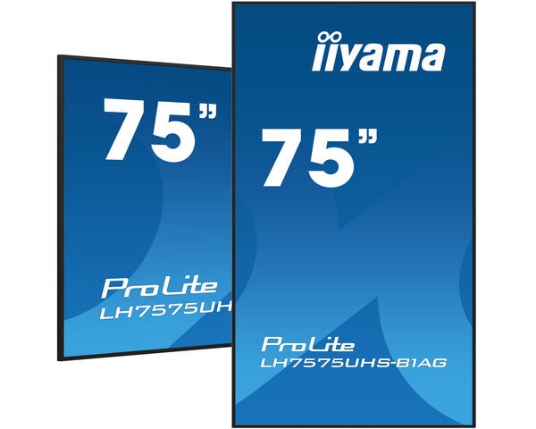 TFT 75,0&quot;/190,5cm iiyama ProLite LH7575UHS - 24/7 *schwarz* 16:9