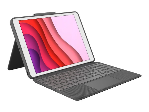 Logitech Tablet Combo Touch 10.2 - Tastatur und Foliohülle mit Trackpad