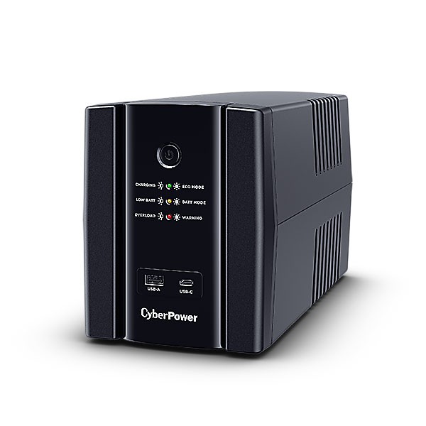 CyberPower USV, UT-Serie, 1500VA/900W, Line-Interactive, USB, Ausgang: 4x Schutzkontakt Steckdosen, USB A+C Ladegerät