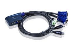 Aten KVM-Switch 2-fach Audio/VGA/USB