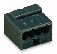 Wago Serie 243- 4-Leiter-Micro-Klemme (100 Stück) schwarz