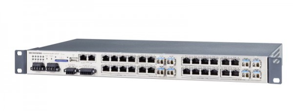 Microsens Ruggedized 19&quot; 25 Port Gigabit Ethernet Switch, PoE+, 8xSFP, MS400890MX