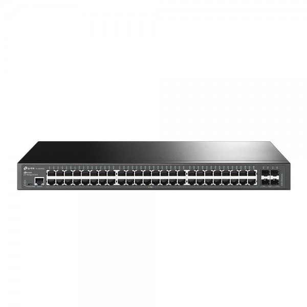 TP-Link Switch full managed Layer2+ 52 Port • 48x 1 GbE • 4x SFP+ • PoE Budget 750Watt • 8x PoE bt • 40x PoE at • 19&quot; • Omada • SG3452XP