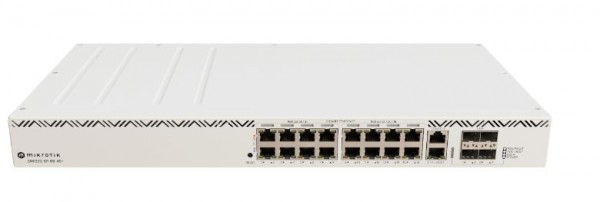 MikroTik Cloud Router Switch CRS320-8P-8B-4S+RM, 17x Gigabit PoE (8x PoE+, 8x PoE++), 4x SFP+, Rackmount, 600W