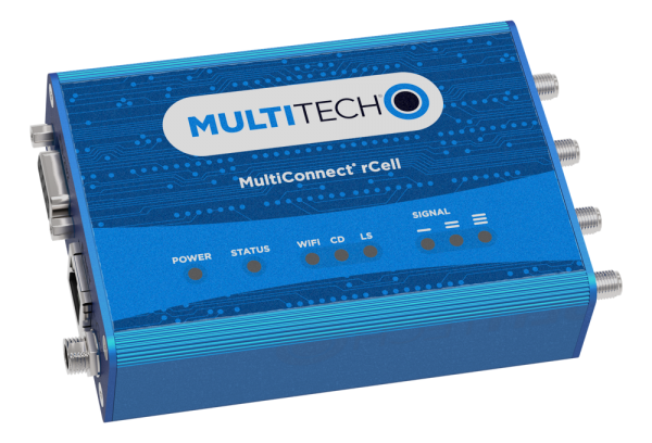 MultiTech · MultiConnect® rCell 100 Series · LTE Cat 4 Router mit Fallback und Wi-Fi/BT/GPS mit EU/UK Accessory Kit (Europa) · MTR-LEU7-B10-EU-GB