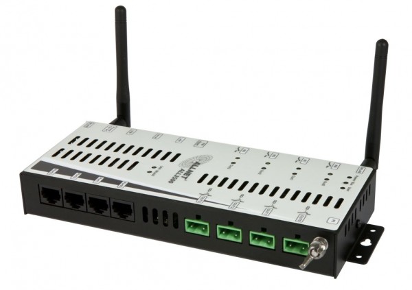 ALLNET MSR Zentrale &quot;ALL3500v2&quot; inkl. 4 Sensor Ports &amp; WLAN für IP Gebäude Automation