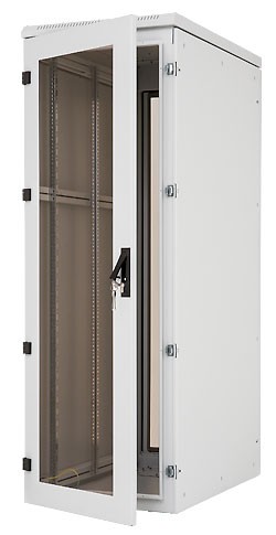 Triton 19&quot;Schrank 42HE, B800/T1000, Lichtgrau, IP54, Dreipun