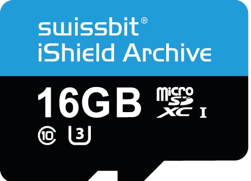 Swissbit PS-66u iShield Archive 16 GB microSD Card