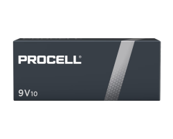 Batterien 9V-Block *Duracell* Procell - 10er Pack