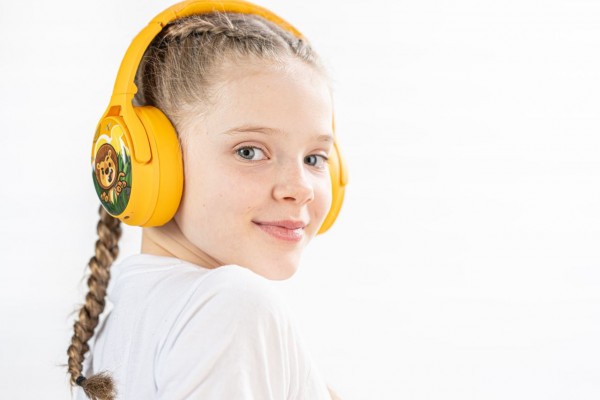Onanoff Kopfhörer für Kinder / Konzentration / Geräuschunterdrückung / Bluetooth / Gelb