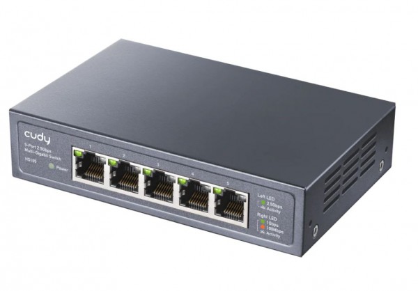 Cudy 5-Port 2.5G Metal Switch, HS105