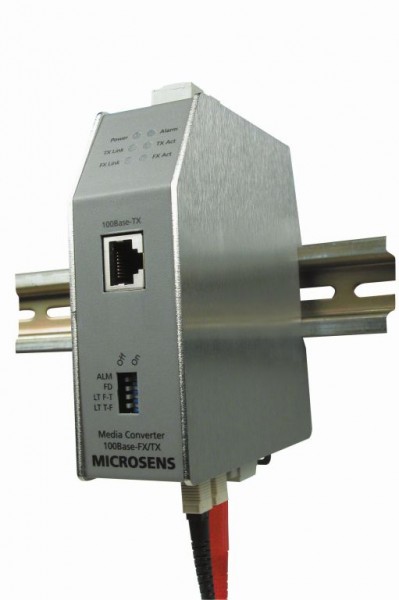 Microsens Industrie-Medienkonverter Fast Ethernet 100Base-FX/TX, Multimode, MS650420