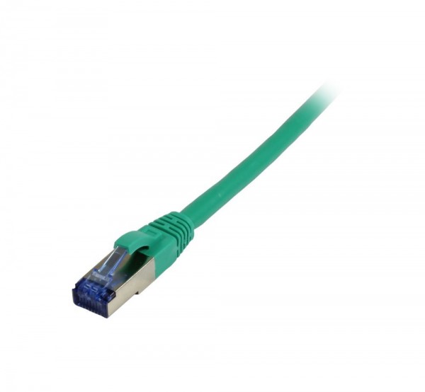 Patchkabel RJ45, CAT6A 500Mhz, 5m, grün, S-STP(S/FTP), TPE/LSZH(Superflex), AWG26, Synergy 21