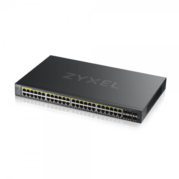 Zyxel Switch full managed Layer2+ 50 Port Â• 44x 1 GbE Â• 4x 1 Gb Combo Â• 2x SFP Â• 19&quot; Â• NebulaFlex Pro Â• GS2220-50