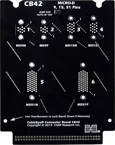 CableEye 772 / CB42 Interface-Platine (Micro D M-F 9/15/51-pin)
