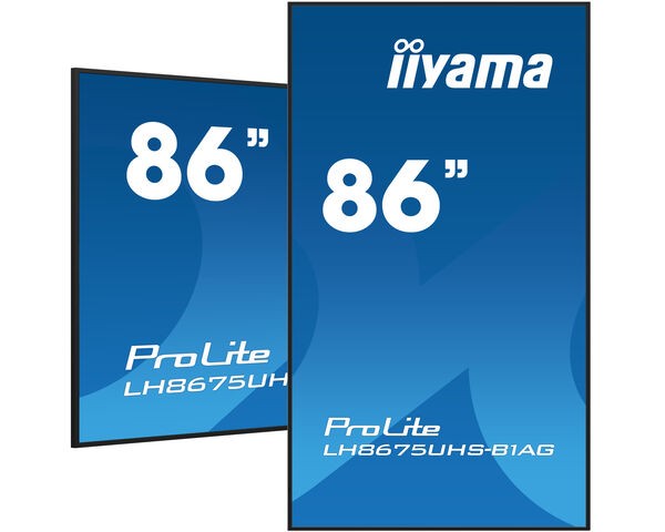 TFT 85,6&quot;/217,4cm iiyama ProLite LH8664UHS 24/7 *schwarz* 16:9