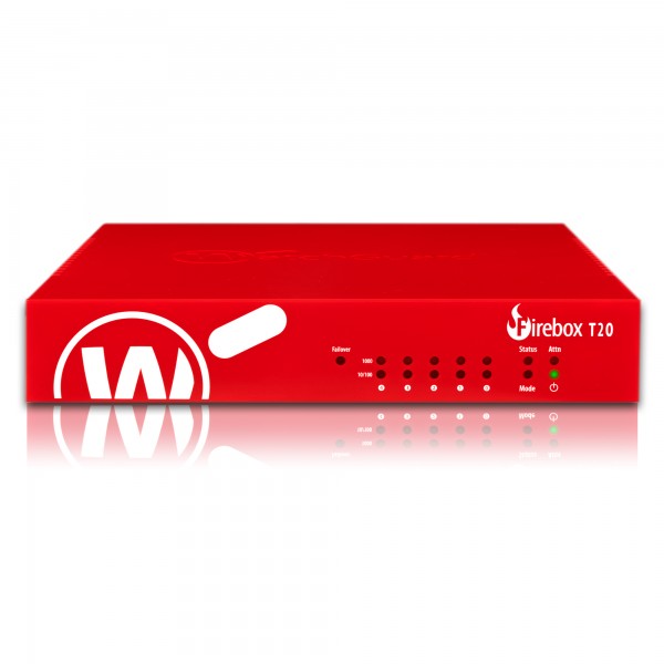 WatchGuard Firebox T20 with 3-yr Total Security Suite (WW),