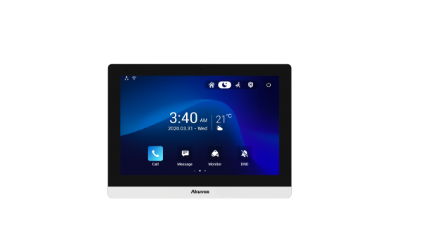 Akuvox Indoor-Station C319A, Touch Screen, Android, POE, Wi-Fi, Bluetooth, 1 MP cam, white