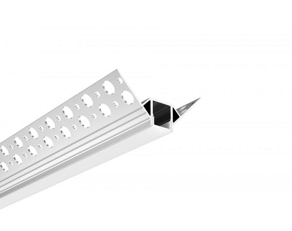 Synergy 21 LED U-Profil 200cm, ALU070-R Rigips Eckprofil