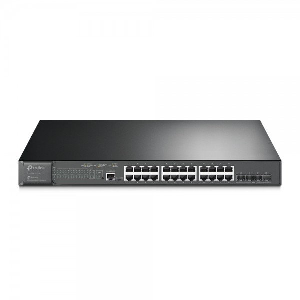 TP-Link Switch full managed Layer2+ 28 Port Â• 24x 1 GbE Â• 4x SFP+ Â• PoE Budget 384 Watt Â• 24x PoE at Â• 19? Â• Omada Â• SG3428XMP