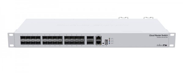 MikroTik Cloud Router Switch CRS326-24S+2Q+RM, 24x 10G SFP+, 2x 40G QSFP+, Rackmount