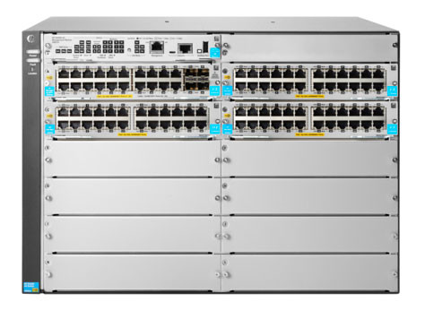 HP Switch Chassis, ZL2, *Bundle*, 5412R 92GT PoE+ / 4SFP+, ohne Netzteile !