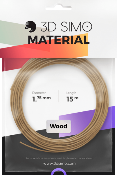 3Dsimo Filament Holz braun