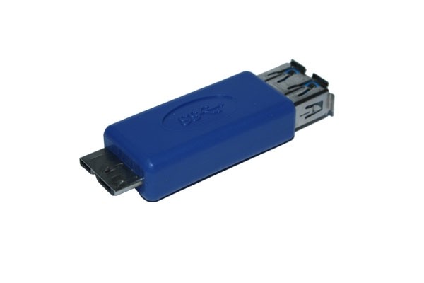 Kabel USB3.0, zbh. Adapter, A(Bu)/B-Micro(St), blau,
