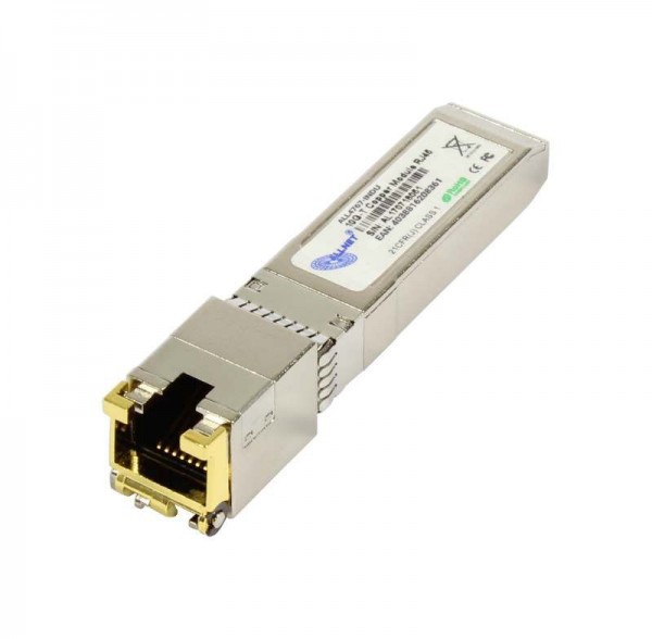 ALLNET Switch Modul ALL4767-INDU SFP+(Mini-GBIC), 10Gbit, RJ45(TP), uncodiert, Industrial -40/+85 Grad,