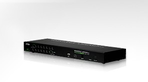 Aten KVM-Switch 16-fach VGA/(USB, PS/2), 19&quot;, KVMIP, stackabl