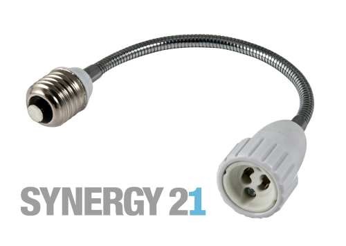 Synergy 21 LED Adapter für LED-Leuchtmittel E27-&gt;GU10 lang