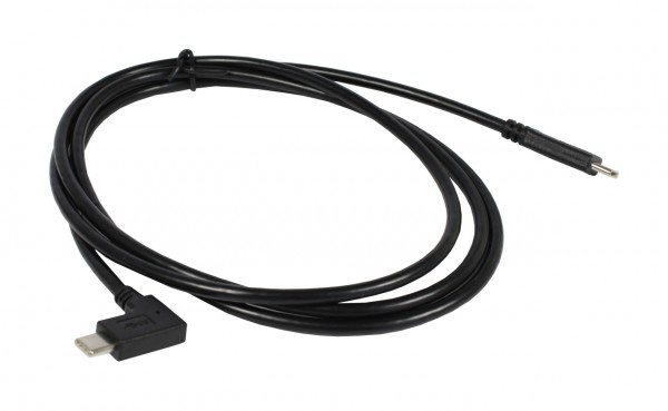 ALLNET Kabel USB-C 3.1 90° Strom-/Daten Kabel Male to Male