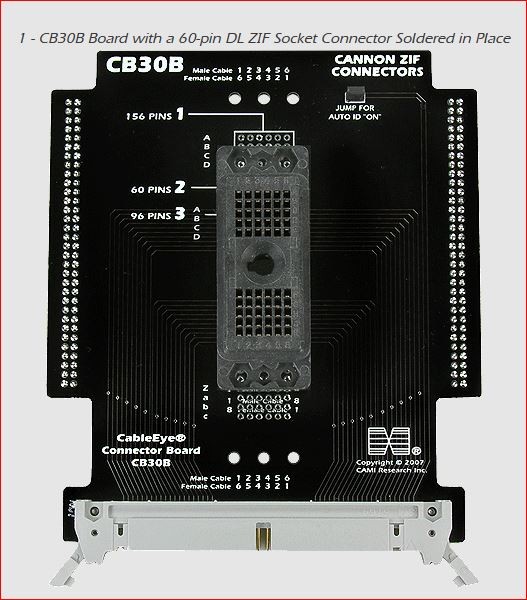 CableEye 760B / CB30B Interface-Platine (Cannon DL-60, -96, -156 ZIF)