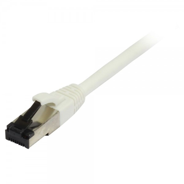 Patchkabel RJ45, CAT8.1 2000Mhz, 0.5m, weiss, S-STP(S/FTP), TPE(Ultra SuperFlex), AWG26, Synergy 21