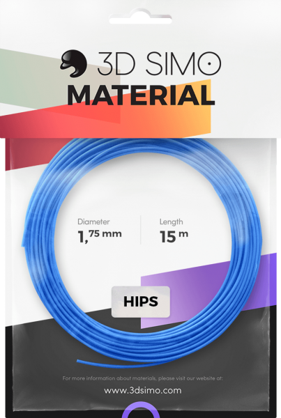 3Dsimo Filament HIPS blau, pink &amp; gelb