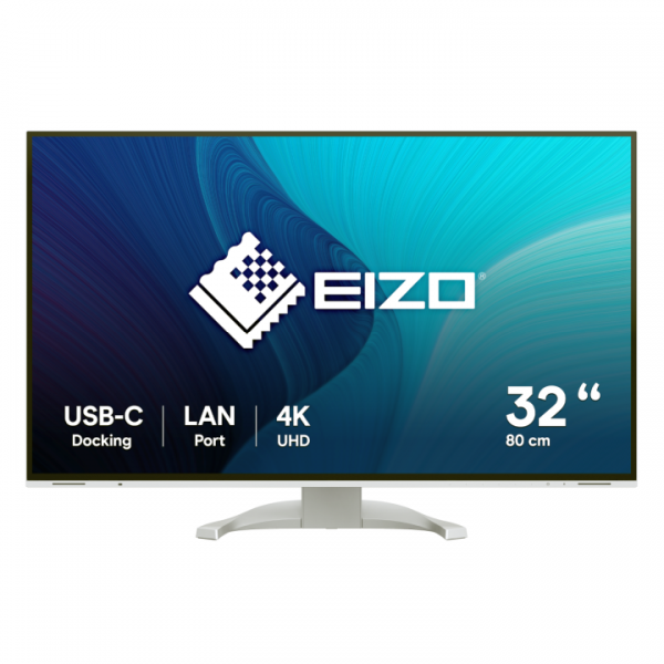 TFT 31,5&quot; EIZO FlexScan EcoView 4K UHD EV3240X-WT Monitor weiss, IPS-Panel