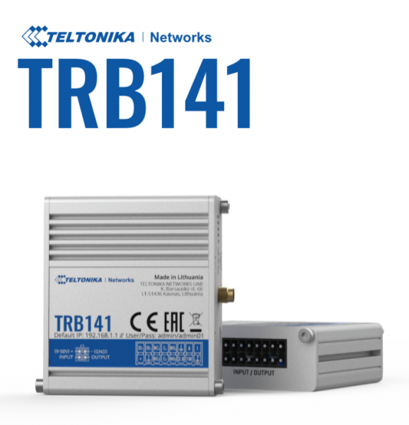 Teltonika · Gateway · TRB141 · LTE CAT1 I/O