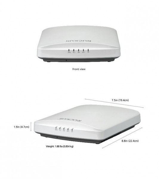 CommScope Ruckus RUCKUS Unleashed R650 dual-band 802.11ax Wifi6 Wireless Access Point 4x4:4 + 2x2:2 streams