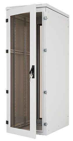 Triton 19&quot;Schrank 27HE, B600/T1000, Lichtgrau, IP54, Dreipunktschließung,